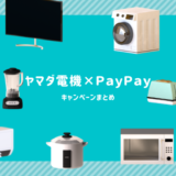 ヤマダ電機×PayPayお得キャンペーン！2021年11月まとめ！