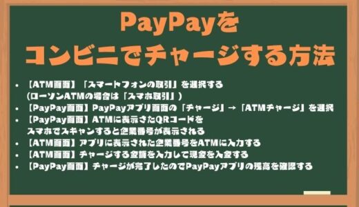 PayPayをコンビニでチャージする方法